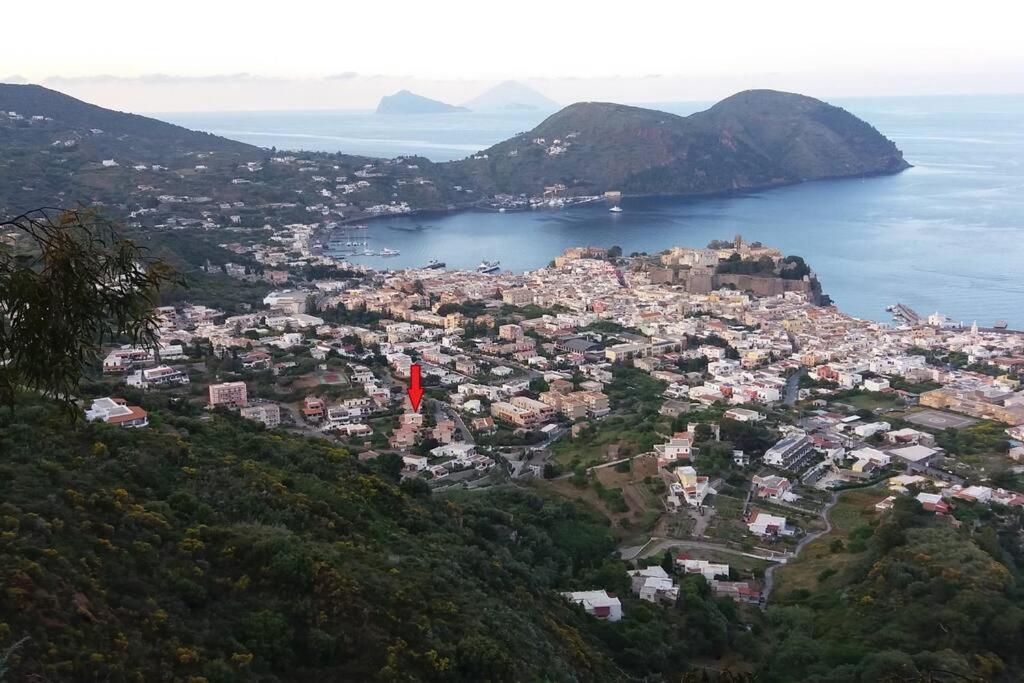 Casa Catalogna , Vicino Al Centro Storico. Villa ลีปารี ภายนอก รูปภาพ